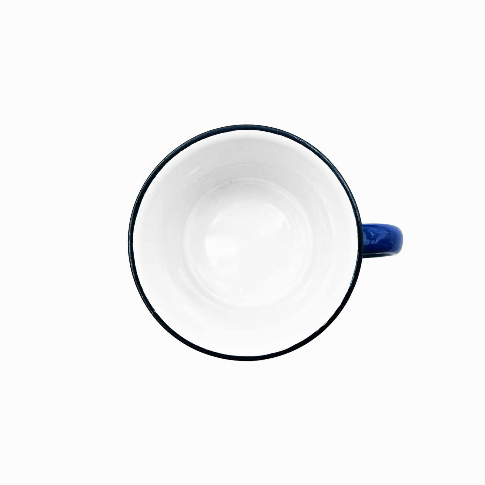 Tinware Stoneware Mug, Dark Blue