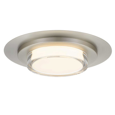 16 inch Square Black Integrated LED Flush Mount
