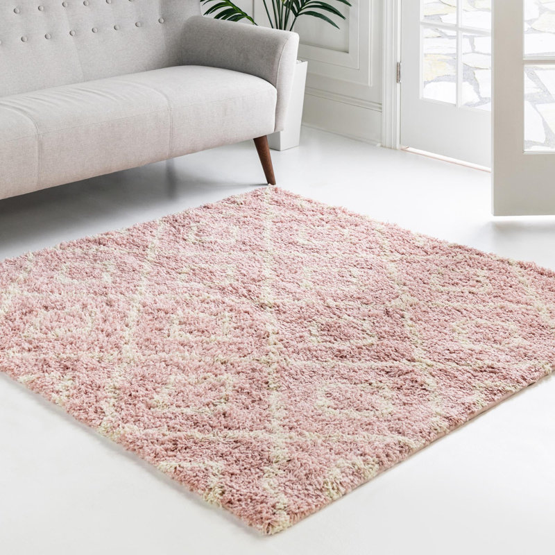 Annehild Geometric Indoor Rug, Square 6'