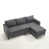 Velours gris velours est en rupture de stock