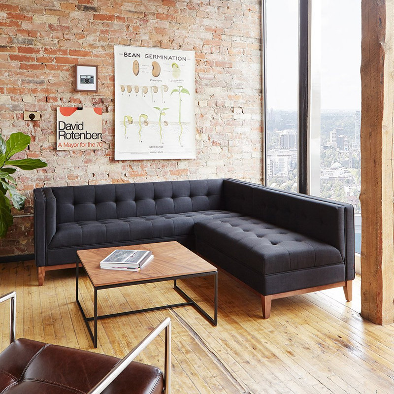 Atwood Modular Sectional, Urban Tweed Ink