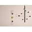 Lustre linéaire spoutnik moderne à 8 lumières Christopher-23264365
