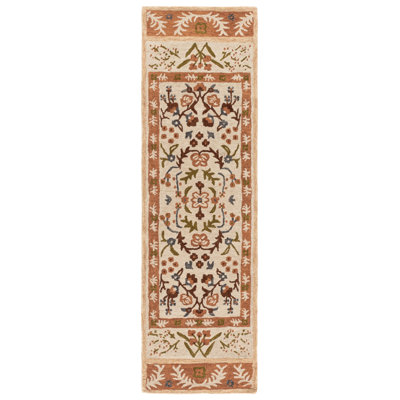 Anatolia Hand Tufted Wool; Cotton Floral Indoor Rug