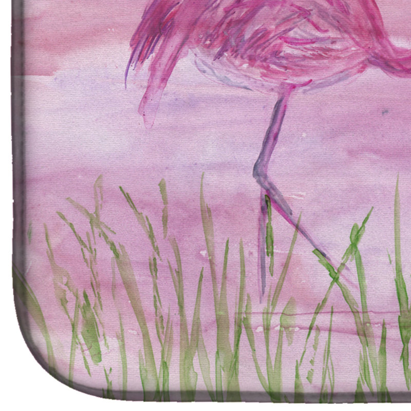 Tapis de séchage flamant roses