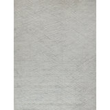 Crescendo Hand Loomed Geometric Area Rug in Silver