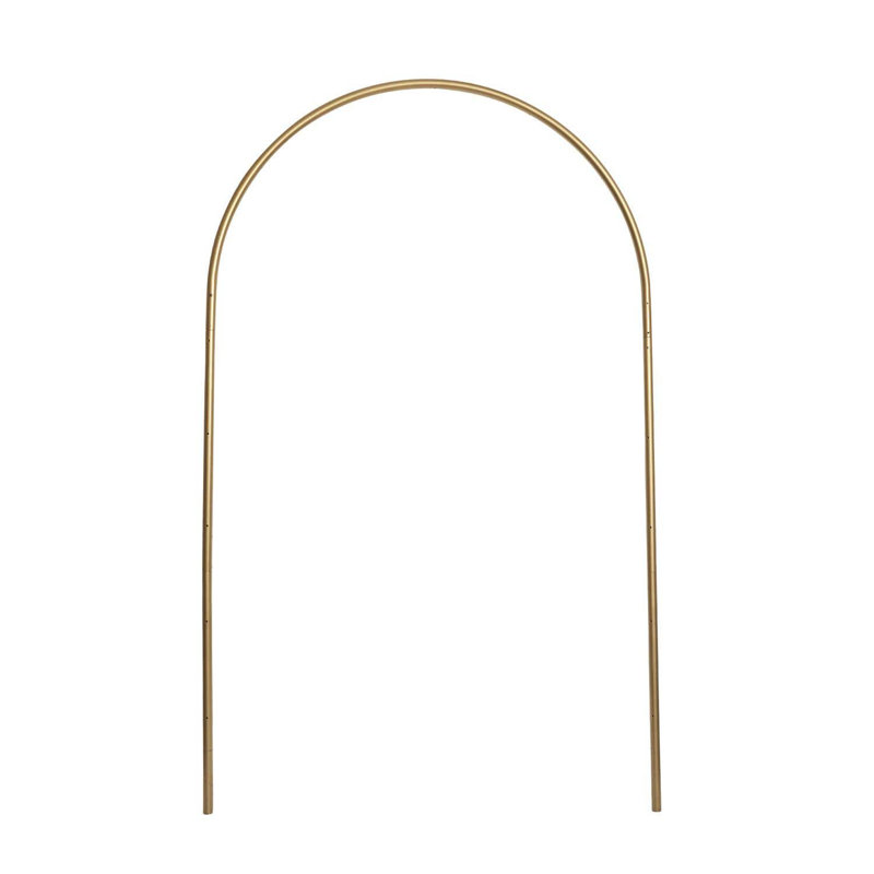 1.25'' D Metal Arbor in Gold, 96.75"H x 60"" L x 1.25" D