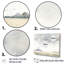 Ensemble de salon d'art mural beige-107767085-107767087