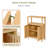 Nikoll Bamboo Bathroom Cabinet-1713928517