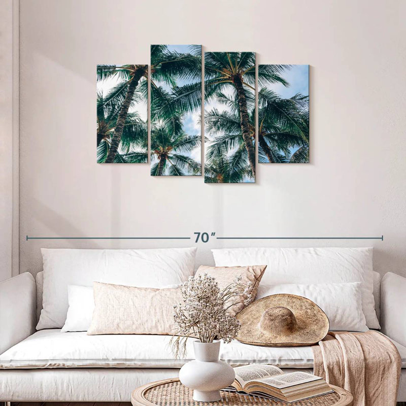 Harnek Palm Trees In Honolulu, 27" H x 43" W