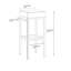 Cordish Upholstered Counter Stool with Metal Frame-11882391