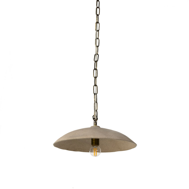 Organic 1 - Light Pendant, Light Sand Porcelain Ceramic
