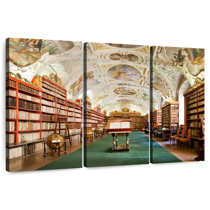 Klementinum Library, 20" H x 33" W