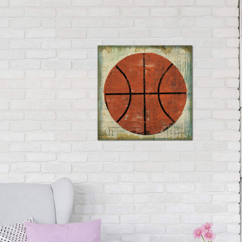 «Ball II» par Michael Mullan - reproduction d'art, H 26 po x l 26 po x P 1,5 po, Toile tendue, Pas de tapis