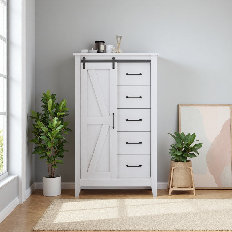 Farmhouse Gentleman's Chest, White