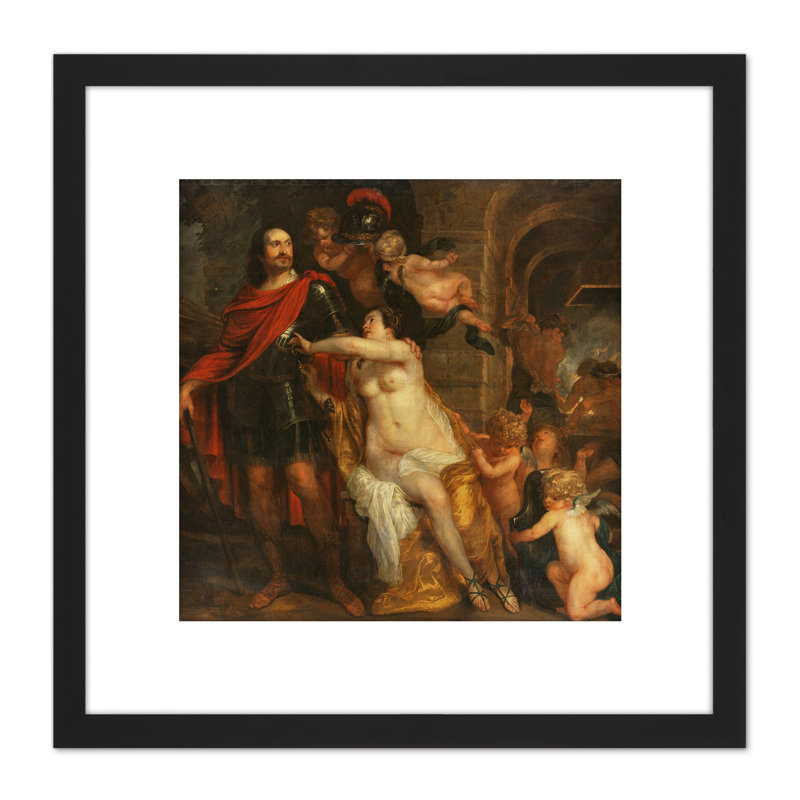 Bosschaert Mars Receives Weapons Venus Vulcan - Single Picture Frame Painting