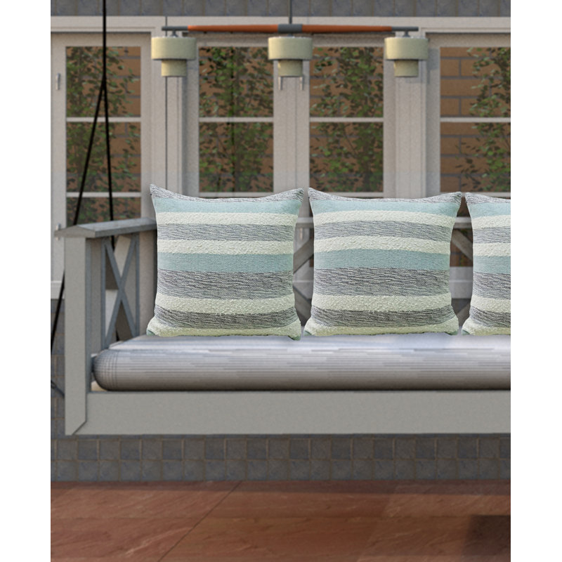 Vibhsa Striped Cotton Throw Pillow