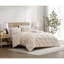 Ensemble d'édredon de 3 pièces en microfibre à nervures Swift Home - couleurs unies et motifs rayés - toutes saisons, durable, facile d'entretien-156299573-226458141