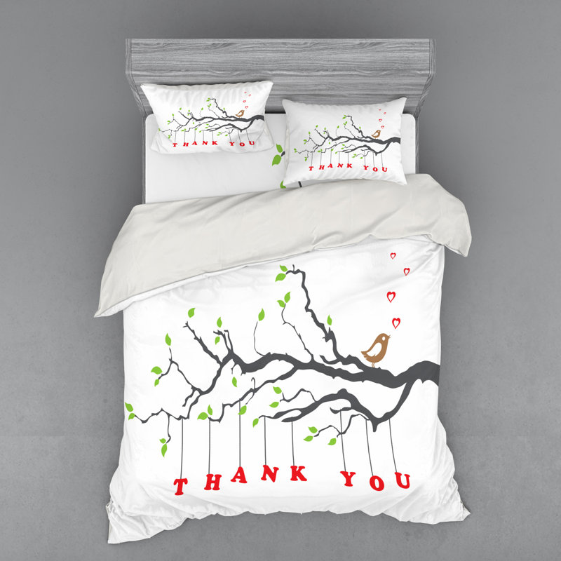 Farmhouse / Country Polyester Duvet Cover, Queen Duvet Cover + 3 Additional Pieces