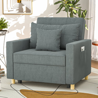 Chaise d'appoint rembourrée Heckman
