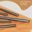 20-Piece Stainless Steel Silverware Set For 4 - Black, Rust-Resistant, Dishwasher Safe - Perfect For Daily Use, Weddings, Parties, And Gifts
