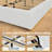Cloud Bed Frame, Upholstered Platform Bed with Wood Legs-103523917-103523922