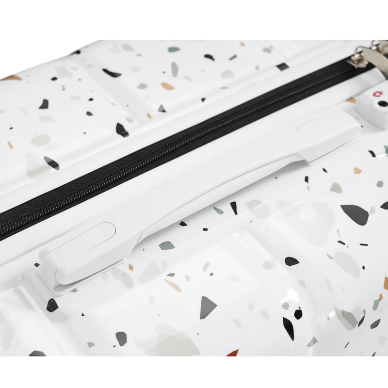 Ensemble de 3 valises de 20 pouces avec port USB, bagage à main certifié Airline, bagage rigide en ABS + PC avec roues pivotantes