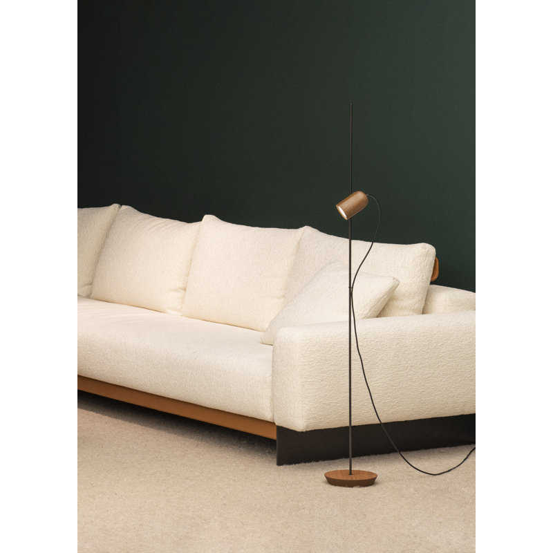 Onfa Floor Lamp, Graphite, Walnut