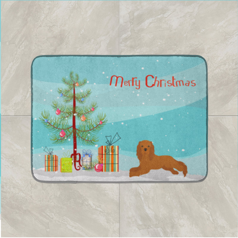 Tapis pour salle de bain chinois, Cavalier King Charles Spaniel