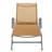 Dupree 77.5" Long Metal  Reclining Single Chaise Lounge with PVC-coated polyester Sling Seat and Armrests & Wheels-1926443897-1926443899