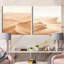 «Desert Sands Of Slumber Dreams» - Ensemble de 2 collages carrés à formes abstraites-393737955-393737967
