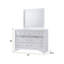 Commode 7 tiroirs Traditional en bois