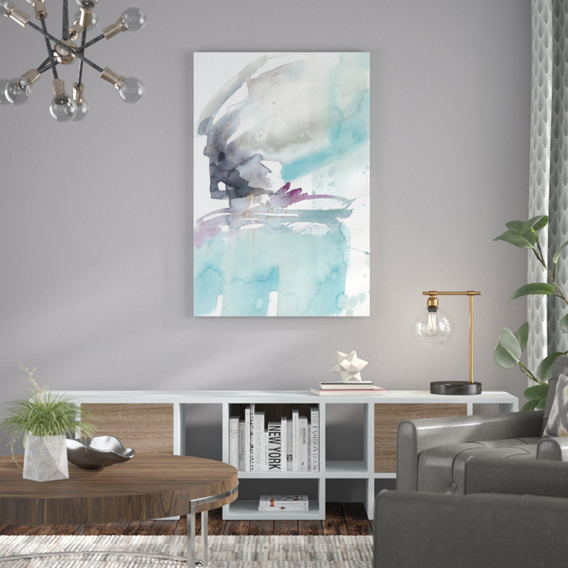 «Coastline Bloom II», peinture sur toile, H 48 po x l 32 po