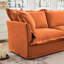 Fauteuil en chenille avec 2 coussins décoratifs et repose-pieds inclus-1262662243