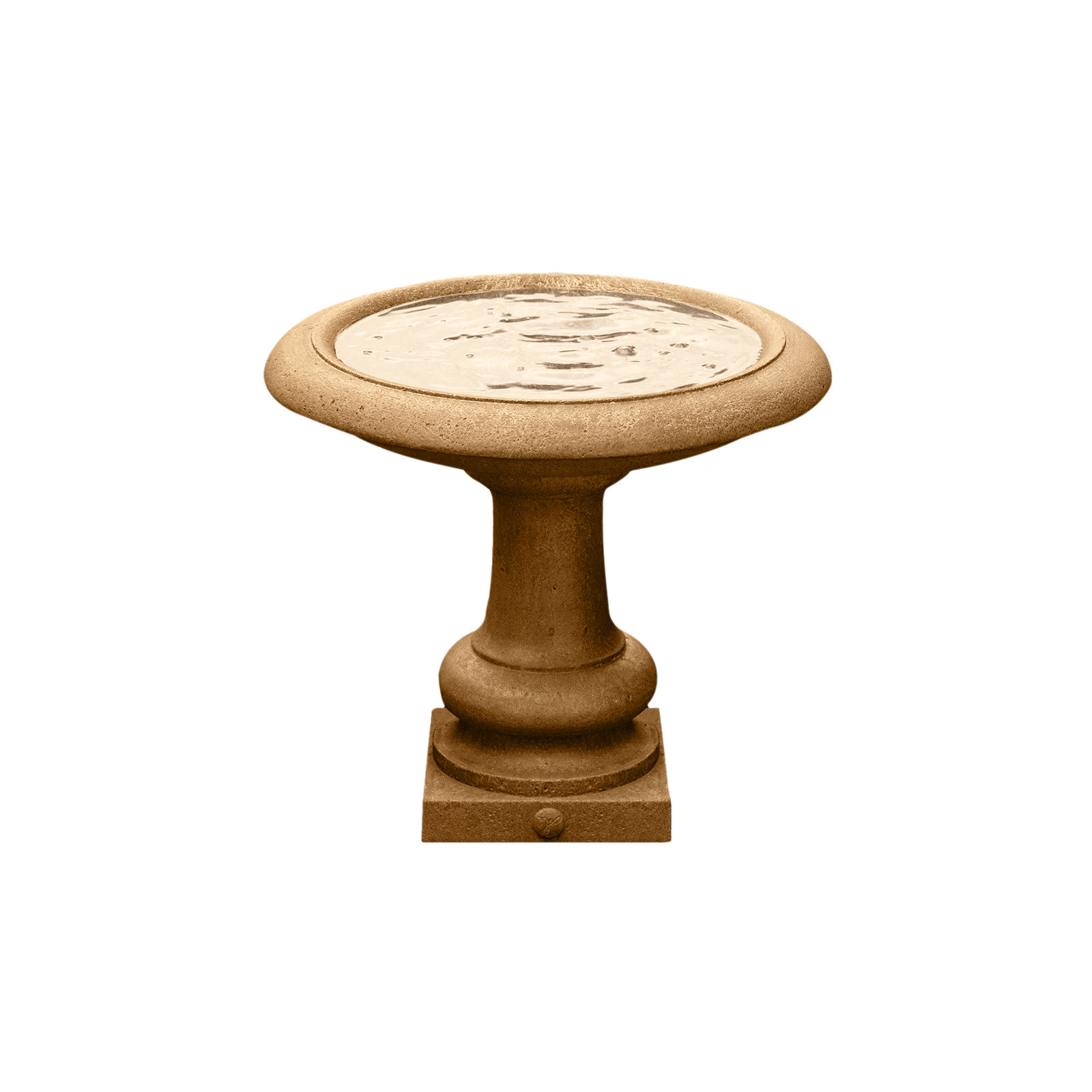 Connerton Birdbath, Travertine