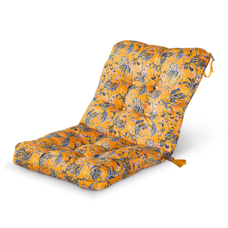 Vera Bradley Outdoor Seat/Back Cushion, Rain Forest Toile Gold