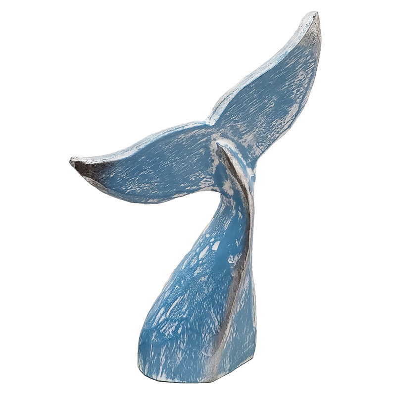 Sidra Animals Figurines & Sculptures, Blue, 16" H x 11" W x 3" D