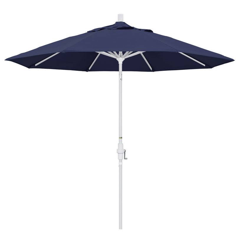 Parasol 9 'Market Sunbrella, Bleu marine - polyester