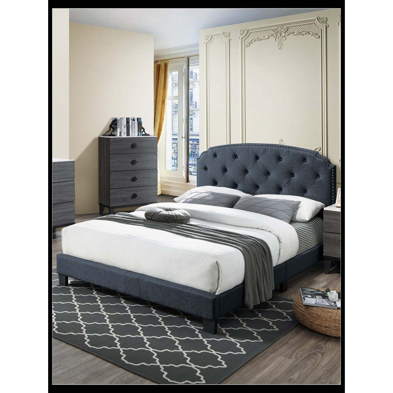 Mobilier de chambre à coucher grand lit 1pc