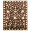 One-of-a-Kind Rectangle 8'3" X 10'2" New Age Wool Area Rug in Dark Brown