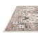 Non-Slip Machine Washable Oriental Brown/Beige Area Rug