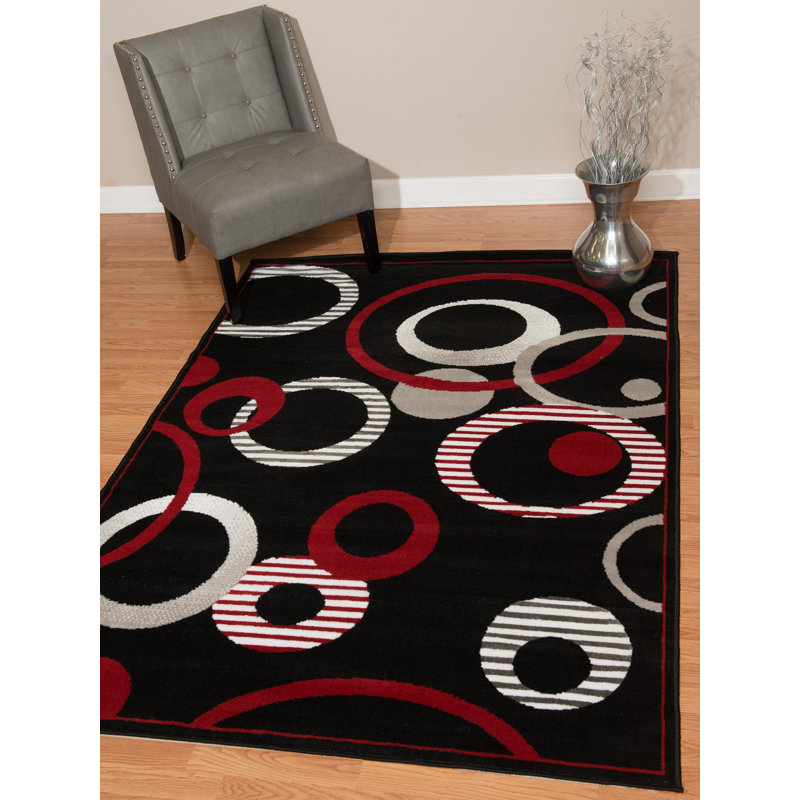 Gober Geometric Indoor Rug, Rectangle 7'10" x 10'6"