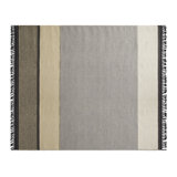 Right On Wool Striped Area Rug in Blue/Brown/Yellow/White