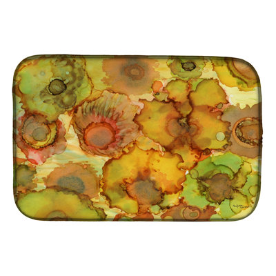 Tapis de séchage pour fleurs abstraites