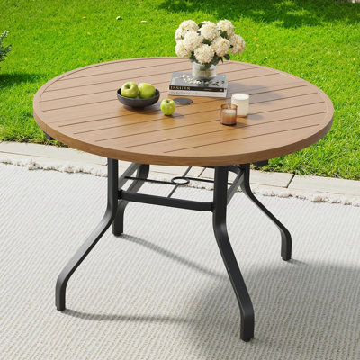 Outdoor Round Metal Dining Table