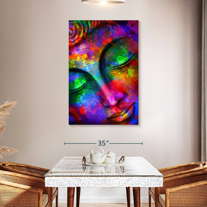Couleur de Bouddha, H 48 po x l 32 po