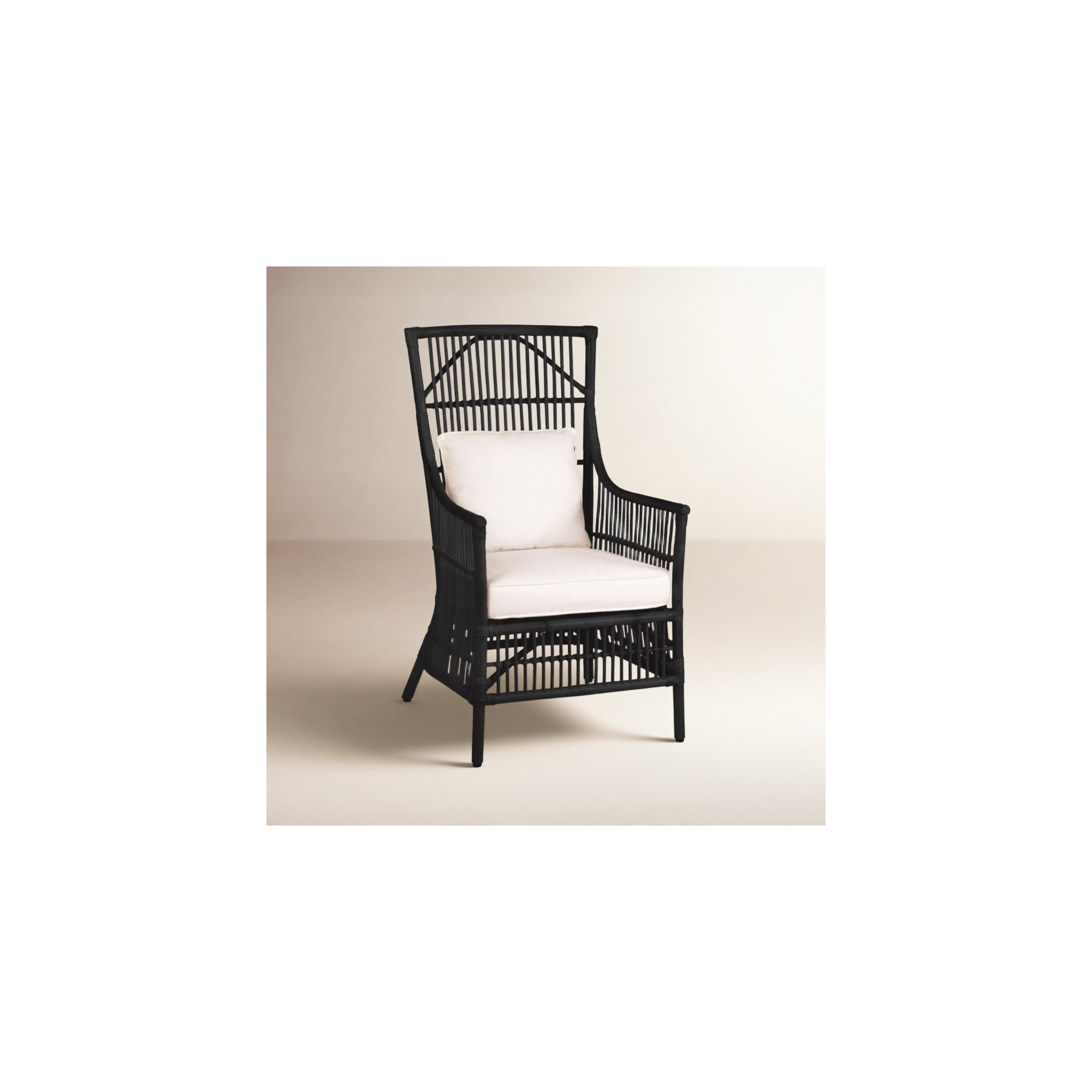 Barkley Upholstered Armchair, Black
