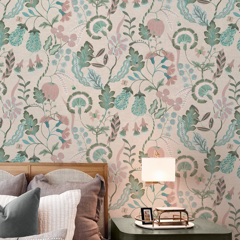 Superfresco Easy Prarie Spring Wallpaper, Green