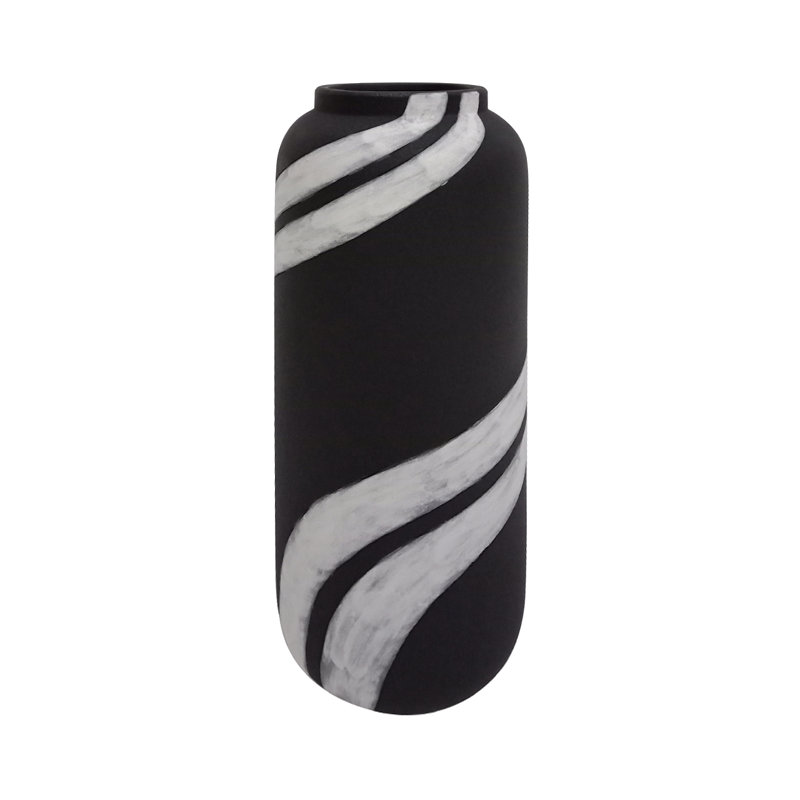 Castlewood Ceramic Table Vase, 39cm H x 14.6cm W x 14.6cm D
