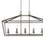 Lustre géométrique à 5 lumières Noelle-1502917143