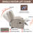 Power Lift Recliner Chair With Massage And Heat For Elderly, Overstuffed Wide Recliners, Heavy Duty Motion Mechanism With USB And Type C Ports, 2 Steel Cup Holders-1707308659